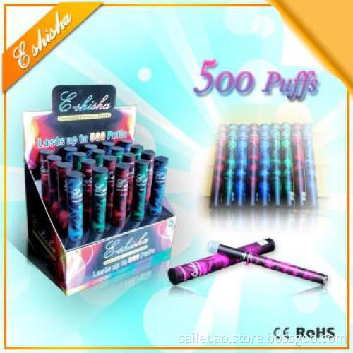 best quality disposable e shisha up to 500 puffs with various flavors